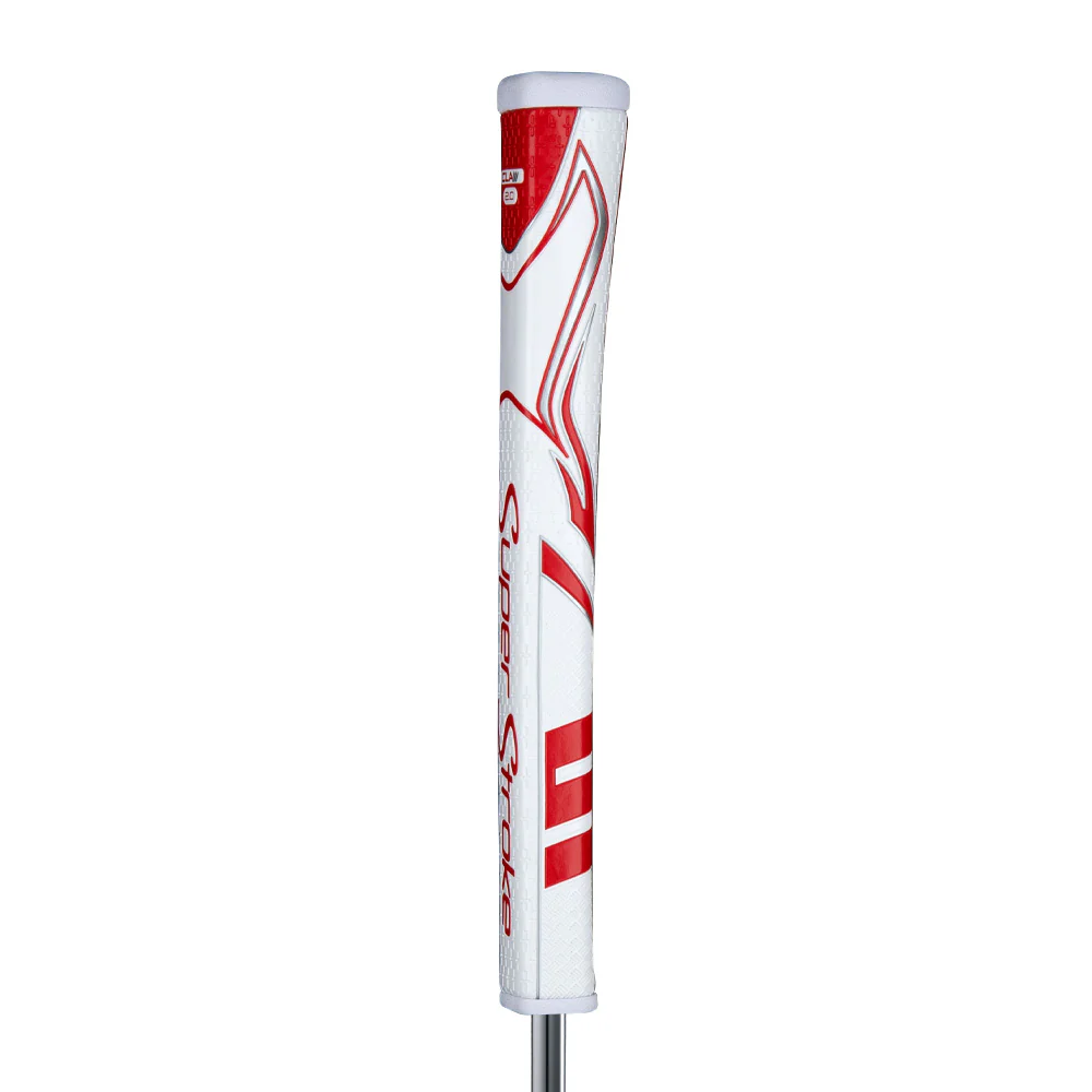 WEB_Claw2.0_RedWhite_LQ SUPER STROKE ZENERGY CLAW PUTTER GRIPS
