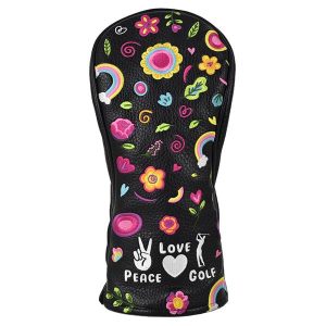 PRG ORIGINALS PEACE LOVE GOLF HEAD COVERS